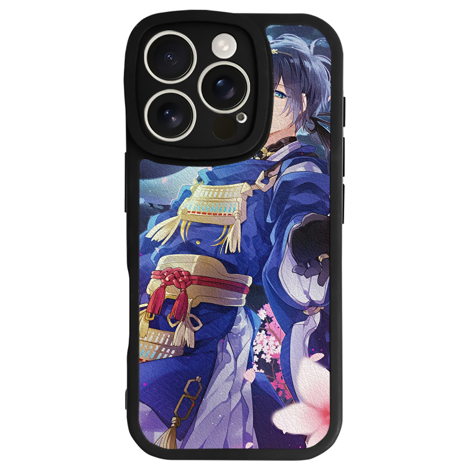（画像用） 刀剣乱舞 Touken Ranbu 【iPhone 16シリーズ対応】シリコンスマホケース（レザー調） 材質：シリコン
